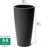 Step2 Tremont Tall Round Tapered Planter, Indoor/Outdoor Plants, Efficient - Image 8