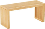 Bamboo Dining Bench, 35 inch Farmhouse Decor Indoor Kitchen Table Bench - Image 6