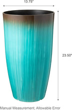 Glitzhome 23.5" H Tall Outdoor Planter, Large Flower Pots - Image 8