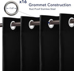 PureFit Outdoor Curtains for Patio Waterproof Weatherproof, UV Resistant - Image 4