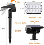 Solar Spot Lights Outdoor Color Changing, Christmas IP65 Waterproof Landscape - Image 6