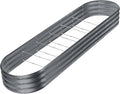 Land Guard 8×2×1ft Galvanized Raised Garden Bed Kit, 108 Gallon Capacity Raised by LandGuard