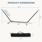 DUMOS Hammock Stand Only, Heavy Duty Hammock Stands - Image 3