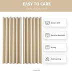 Waterproof Outdoor Curtain W84 x L120 - Image 7