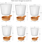 GARDIFE Plant Pots 8/7/6.5/6/5.5/5 Inch Self Watering Planters - Image 3