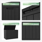 DRATO 45 Gallon Deck Box, Outdoor Storage Box - Image 3