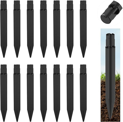 15 Pcs 8.25 Inch ABS Plastic Ground Spikes by Unknown