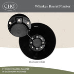 Classic Home and Garden Whiskey Barrel Planters - Image 3