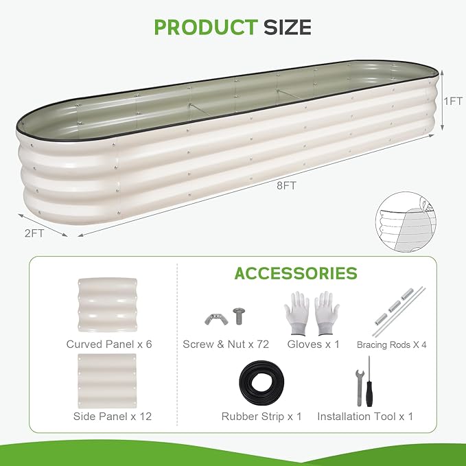 Galvanized Raised Garden Bed - Image 2