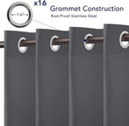 PureFit Outdoor Curtains for Patio Waterproof Weatherproof, UV and Fade - Image 4