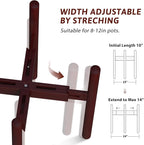 Adjustable Plant Stand Indoor, Bamboo Plant Holder 8 to 12 Inches, 3 Pack - Image 5