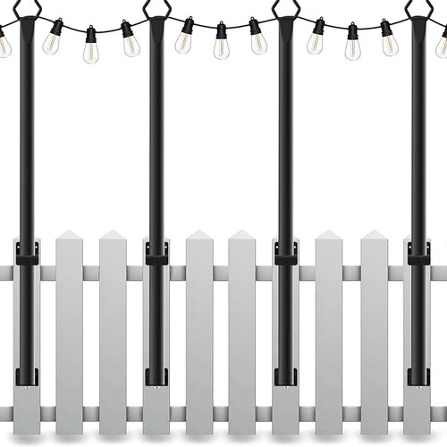 4 Pack String Light Poles, 5 Ft Light Poles by Mutovlin
