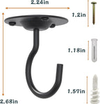 NACETURE Ceiling Hooks for Hanging Plants 3 Pack - Image 3