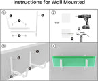 Y&M 6 Pack Adjustable Planter Brackets, Universal Window Box Brackets, Heavy - Image 6