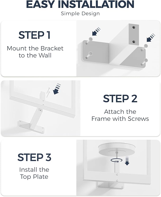 Bamworld White Plant Stand Indoor, Plant Hanger Wall Planters - Image 4
