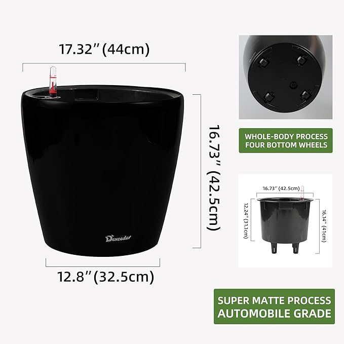 Dexceder 18x17 Self Watering Planter - Image 3
