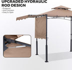 ABCCANOPY Grill Gazebo with 2 Side Awnings - Image 3