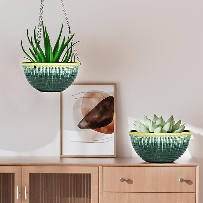 10inch Hanging Planter, 2 Pack Hanging Planters - Image 6