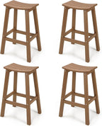 Stoog All-Weather Bar Stools Set of 4, Patio Barstools, Never Rot or Fade by Stoog