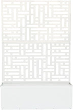 Oakland Living 6 ft. X 4 ft. White Freestanding Metal Privacy Screen Room - Image 3