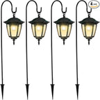 Dynaming 4 Pack Solar Hanging Lights Outdoor, Solar Powered Garden Decorative by Dynaming