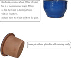 African Violet Pots Self Watering Round Ceramic Violet Pot - Image 3