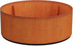PLANTERCRAFT Corten Steel Metal Planter Box, Round Sizes, Modern Garden Steel by Plantercraft