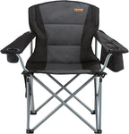 VEVOR Oversized Camping Folding Chair, Portable Heavy Duty Outdoor Quad Lumbar - Image 6