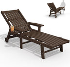 Patio Chaise Lounge Chair, Oversized Lounge Chair Outdoor by THOEOE