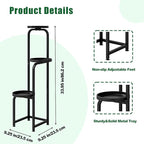 Plant Stand Indoor Outdoor 3 Tier Metal Plant Shelf - Image 4