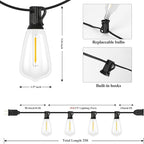 Brightever Outdoor String Lights, 25FT Patio Lights - Image 3