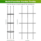 2 Pack Garden Trellis, 2 in 1 Plant Cages & Supports - Image 2
