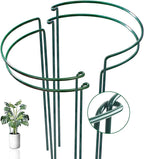 4 Pack Snake Plant Support Stakes, Peony Cages and Supports, Heavy-Duty by WooWellGoGoGoProducts