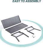 52" Outdoor Bench Garden Bench, Weatherproof Anti-Rust Heavy-Duty Outside - Image 8