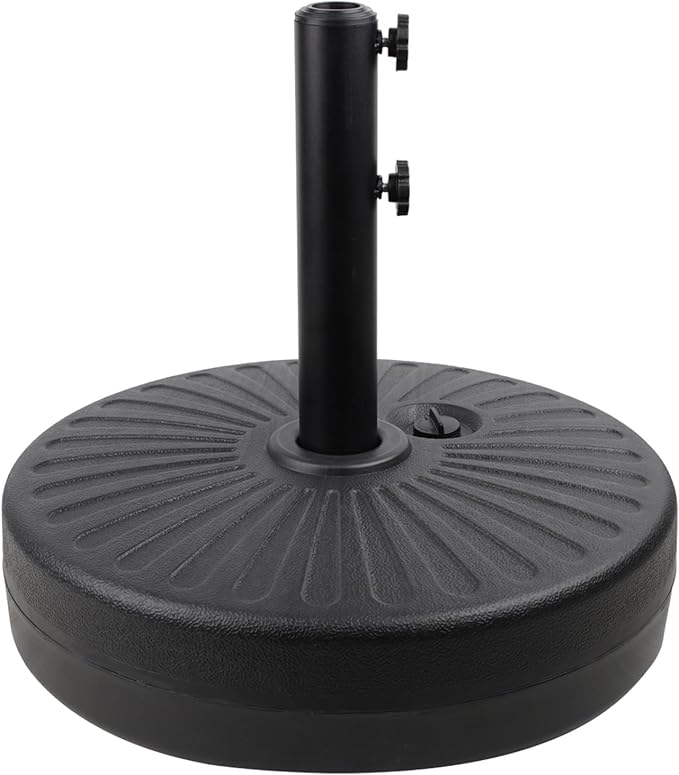 50LBS Round Umbrella Base Water Filled by Roixeeds