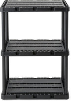 Gracious Living 3 Shelf Knect-A-Shelf Solid Light Duty Storage Unit 12 x 24 x - Image 8