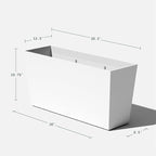 Veradek Pure Series Midori Trough Planter - Image 3
