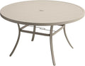 VICLLAX 63" Outdoor Round Patio Table by HOME