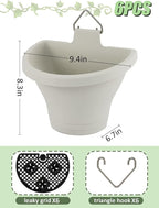 MADHOLLY 6Pcs Vertical Hanging Planters - Image 7