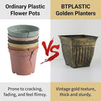 14 Inch Vintage Square Planter - Image 5