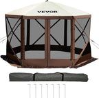VEVOR 12 * 12ft 6 Sided Pop-up Canopy Shelter Tent - Image 4