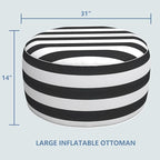 LVTXIII Inflatable Stool Ottoman Footrest - Image 3