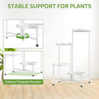 iDavosic.ly 4 Tier Large Plant Stand Indoor, 10 Inch Wide Tall Corner Metal - Image 5