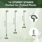 15-Pack Adjustable Plant Support Stakes - Image 5