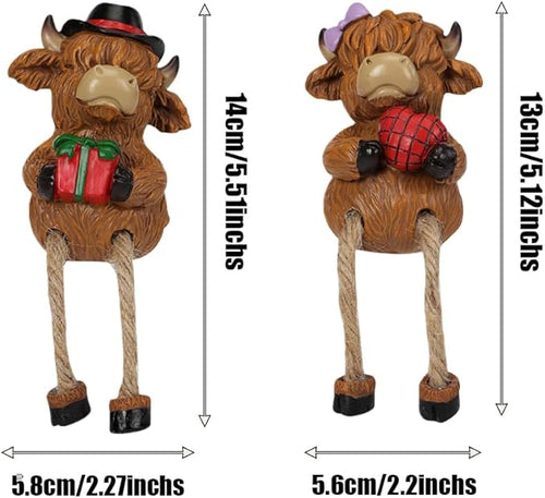2-piece set Highland Cow Pot Huggers - Image 2
