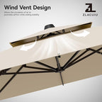 9x12FT Cantilever Patio Umbrella - Image 6