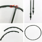 14Pcs Plant Support Stake Half Round Plant Support Ring Garden Flower Support - Image 3