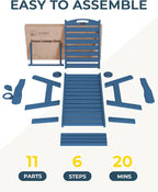 Ciokea Lounge Chair Outdoor, Oversized Chaise Lounge Chair - Image 7