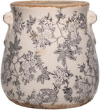 Rustic Farmhouse Ceramic Flower Pots, Vintage Antique Planters & Vase by XiaanJiaju