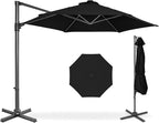 Best Choice Products 10ft Offset Cantilever Hanging Market Patio Umbrella by BestChoiceProducts